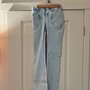 Free People Light Blue Skinny Jeans
